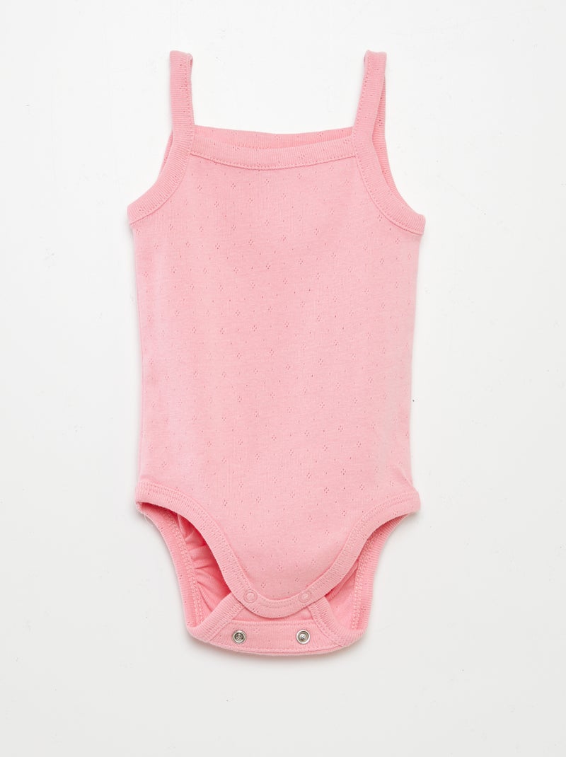 Meegroeirompertjes met schouderbandjes - 3-pack ROSE - Kiabi
