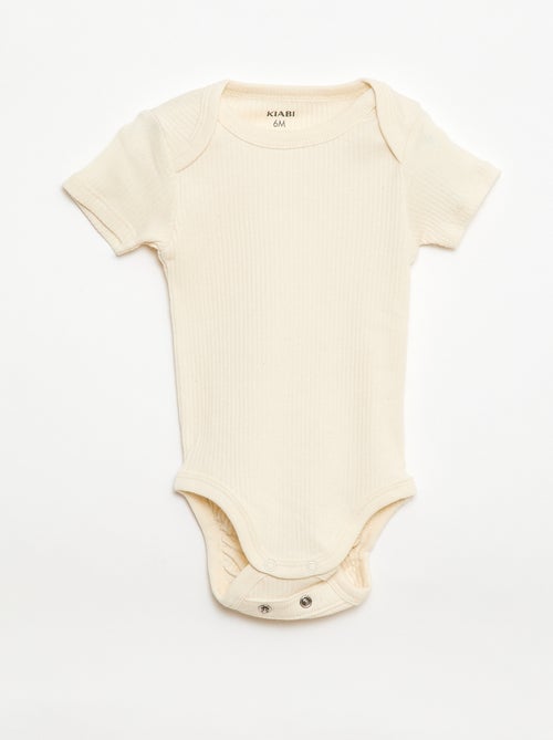 Meegroeirompertjes van effen tricot - 3-pack - Kiabi