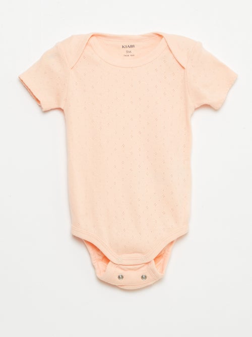 Meegroeirompertjes van effen tricot - 3-pack - Kiabi