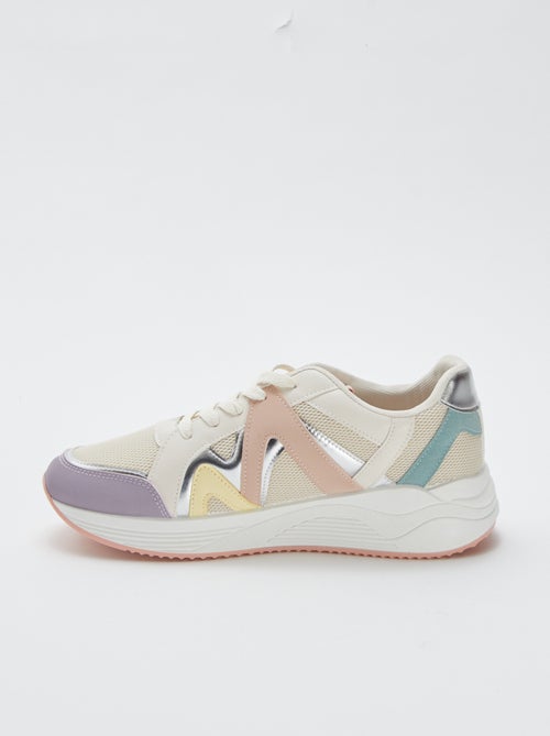 Meerkleurige sneakers - Kiabi