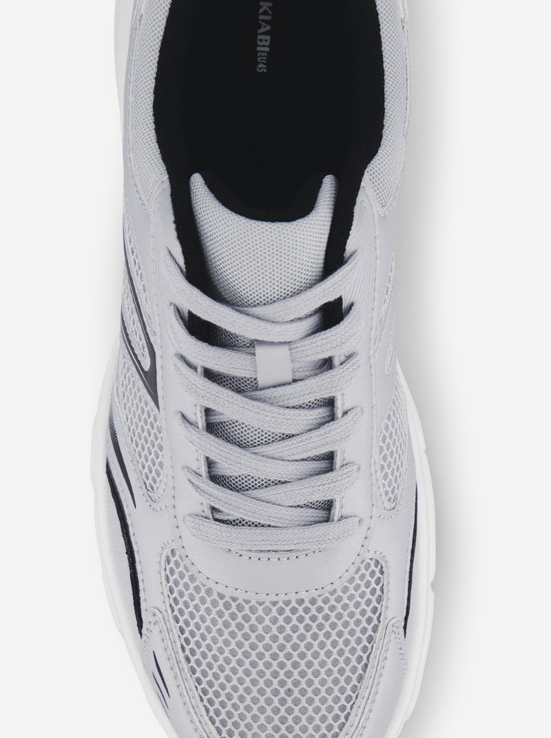 Mesh sportschoenen Grijs - Kiabi
