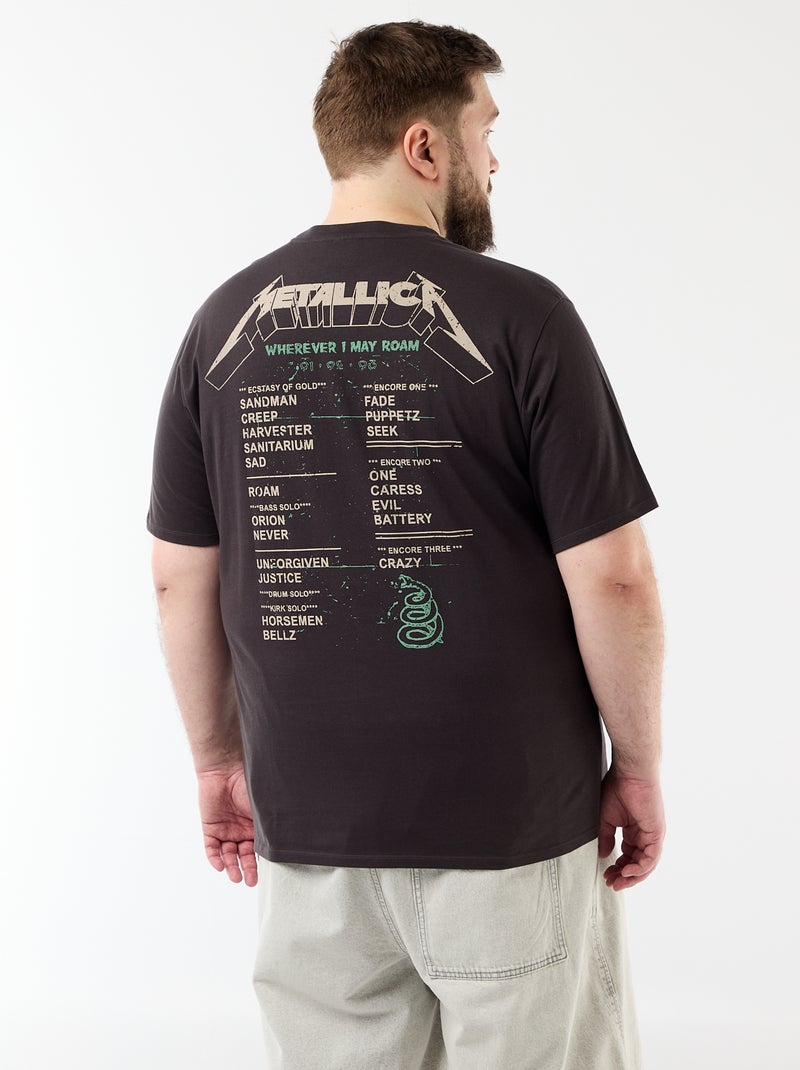 Metallica T-shirt met korte mouwen Zwart - Kiabi