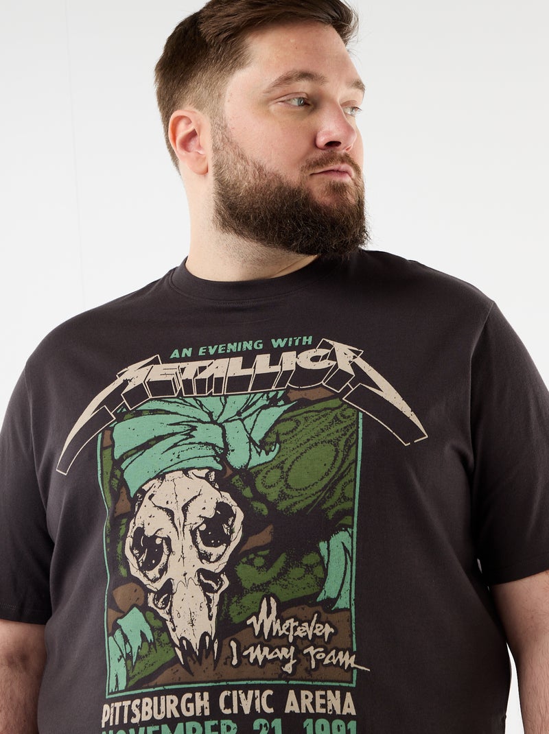 Metallica T-shirt met korte mouwen Zwart - Kiabi