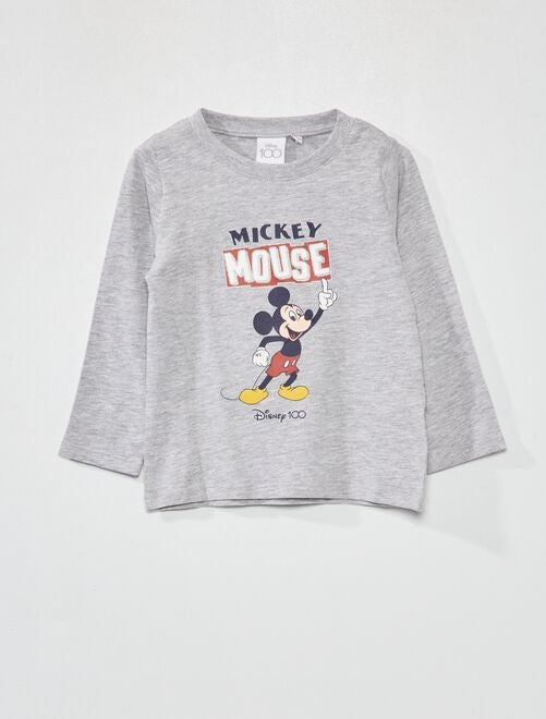 Mickey-T-shirt met lange mouw - Kiabi