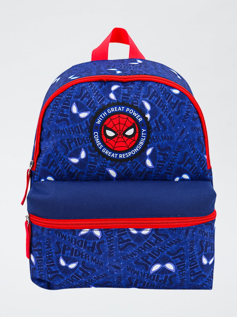 Middelgrote rugzak 'Spider-Man' Blauw - Kiabi