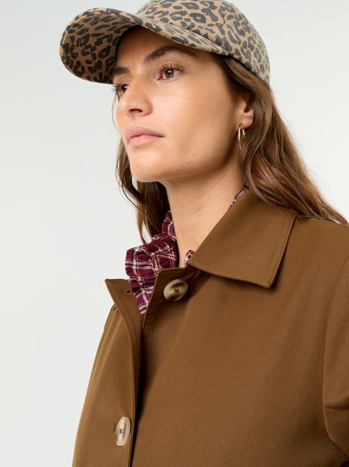 Middellange trenchcoat met binnenvoering - Kiabi