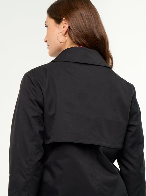 Middellange trenchcoat met binnenvoering - Kiabi