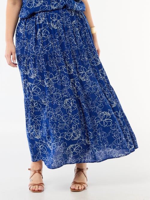 Midirok van crêpestof - Kiabi