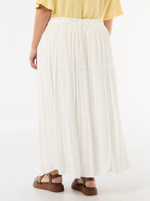 Midirok van crêpestof - Kiabi