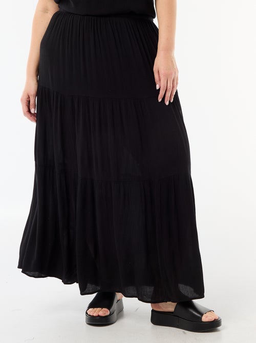 Midirok van crêpestof - Kiabi