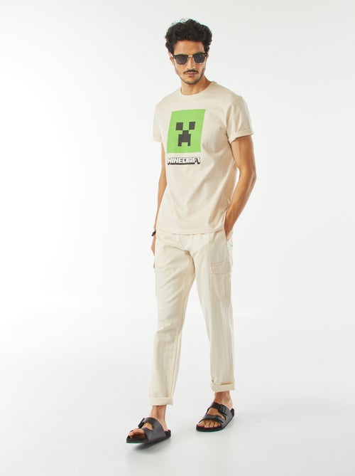 Minecraft-T-shirt met korte mouw - Kiabi