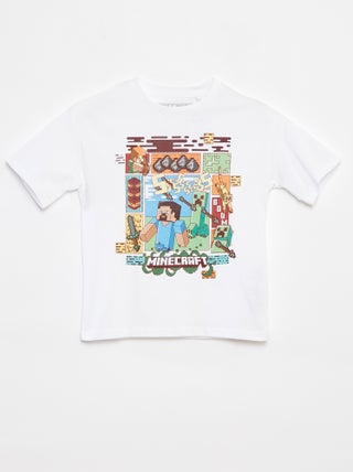 'Minecraft'-T-shirt met korte mouw