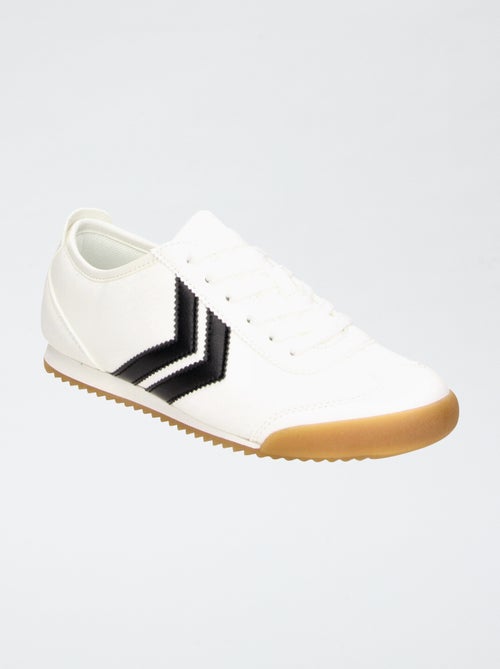 Minimalistische stoffen sneakers - Kiabi