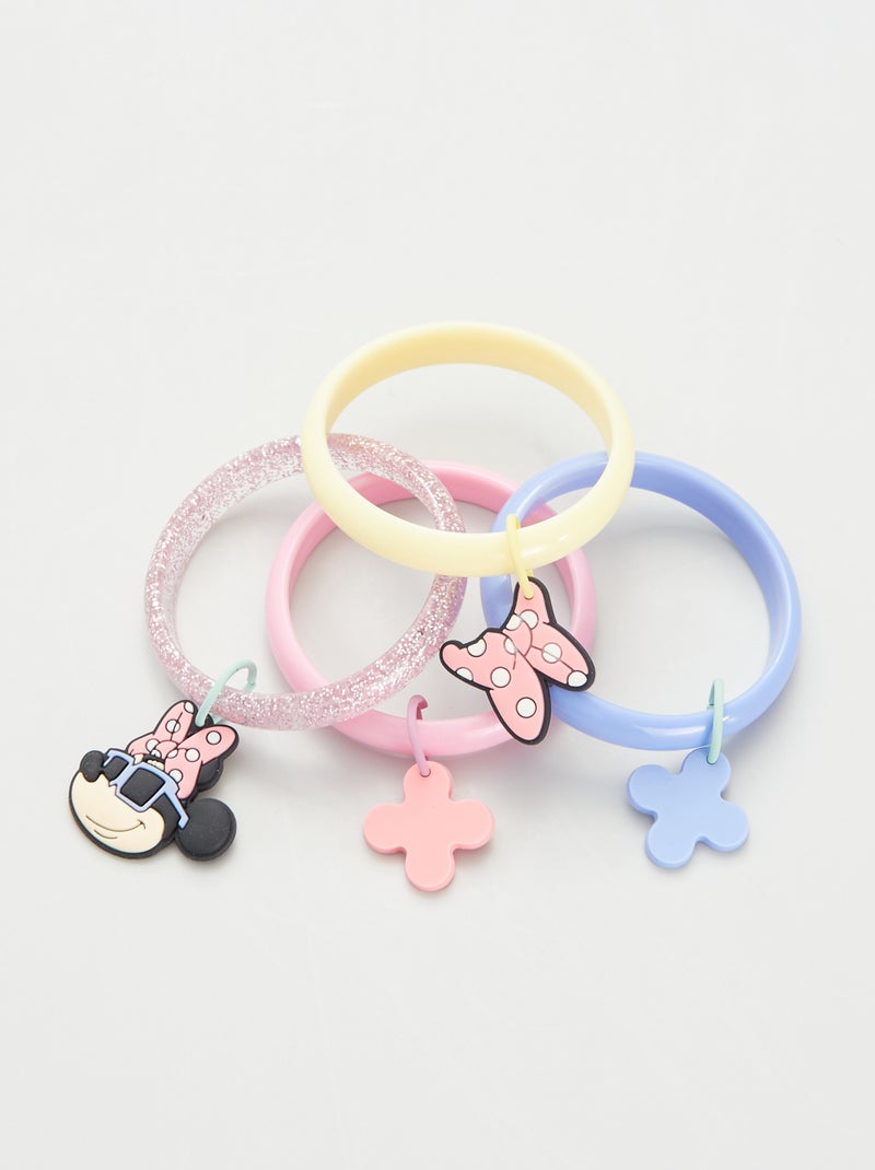 Minnie-setje met 4 armbanden meerkleurig - Kiabi