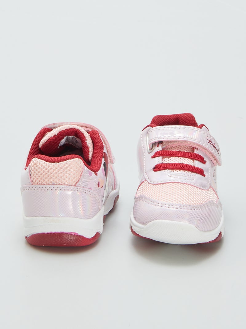 'Minnie'-sneakers van twee materialen ROSE - Kiabi