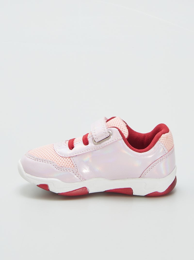 'Minnie'-sneakers van twee materialen ROSE - Kiabi