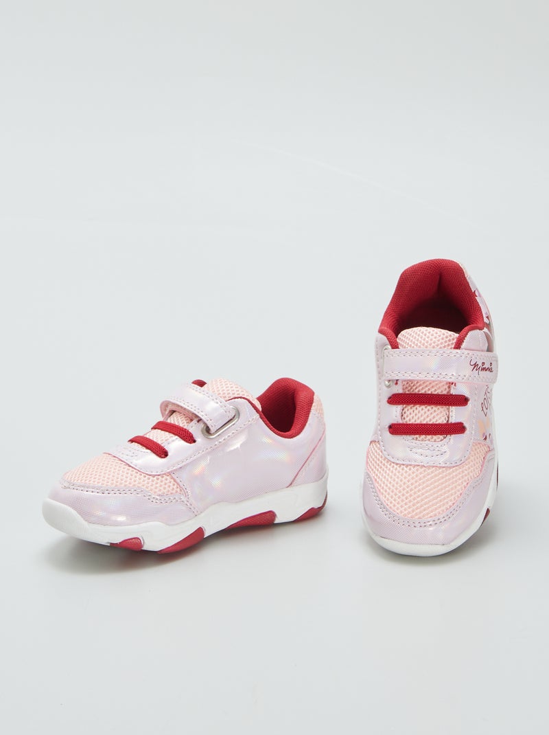 'Minnie'-sneakers van twee materialen ROSE - Kiabi