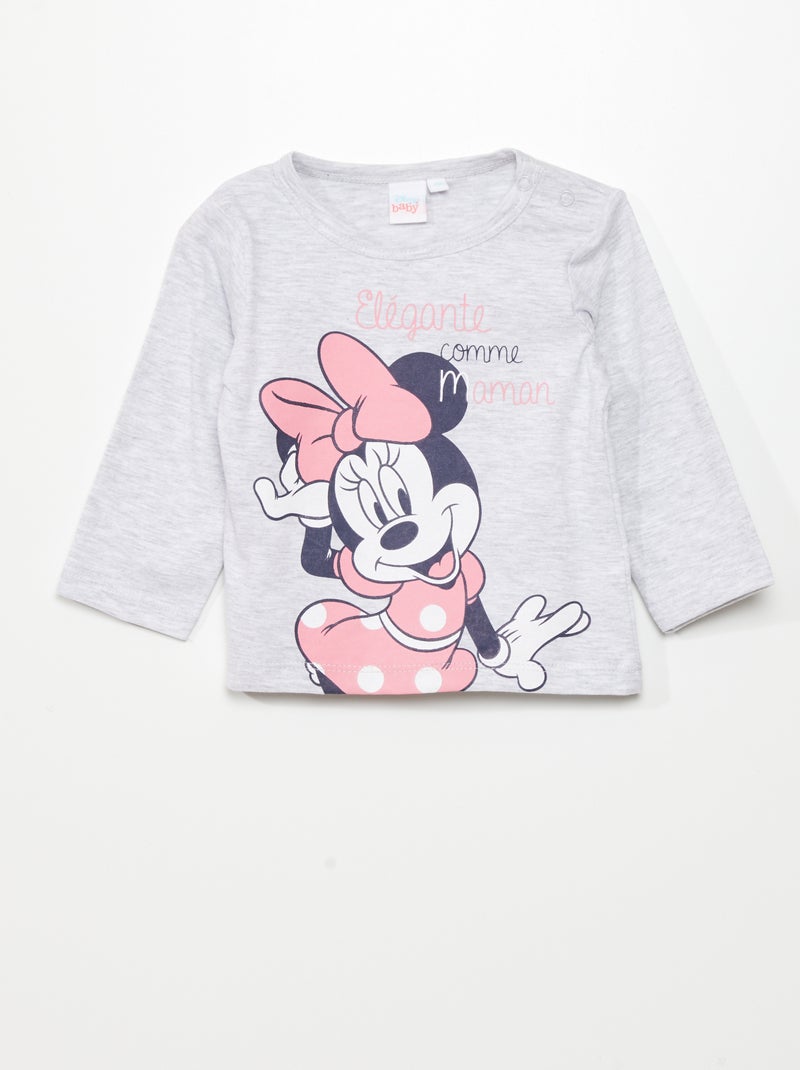 Minnie-T-shirt GRIJS - Kiabi