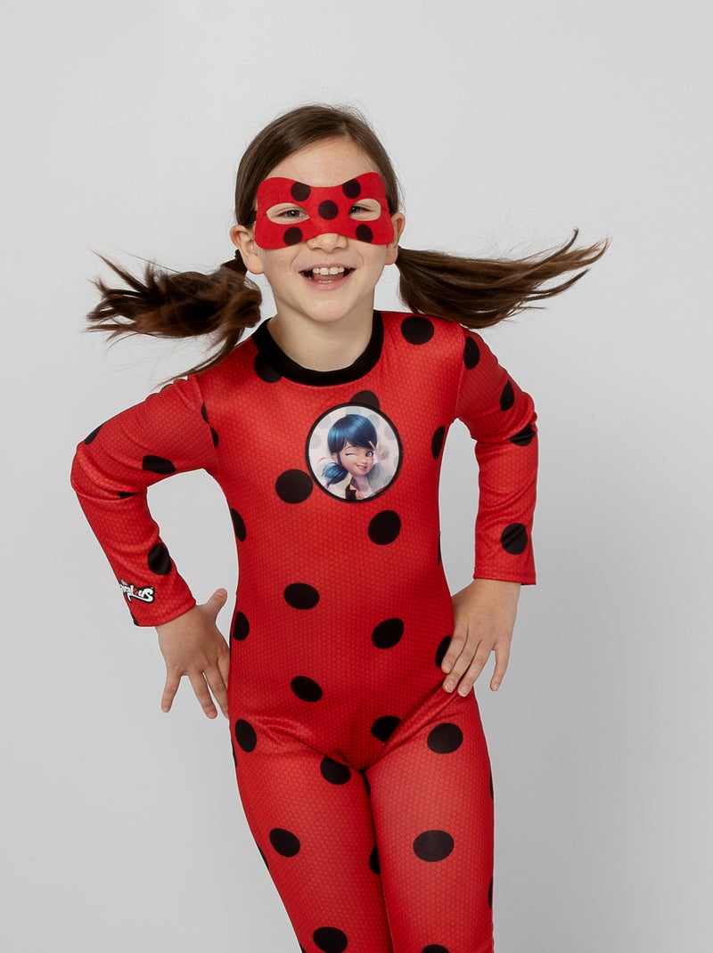 Miraculous-kostuum rood / zwart - Kiabi