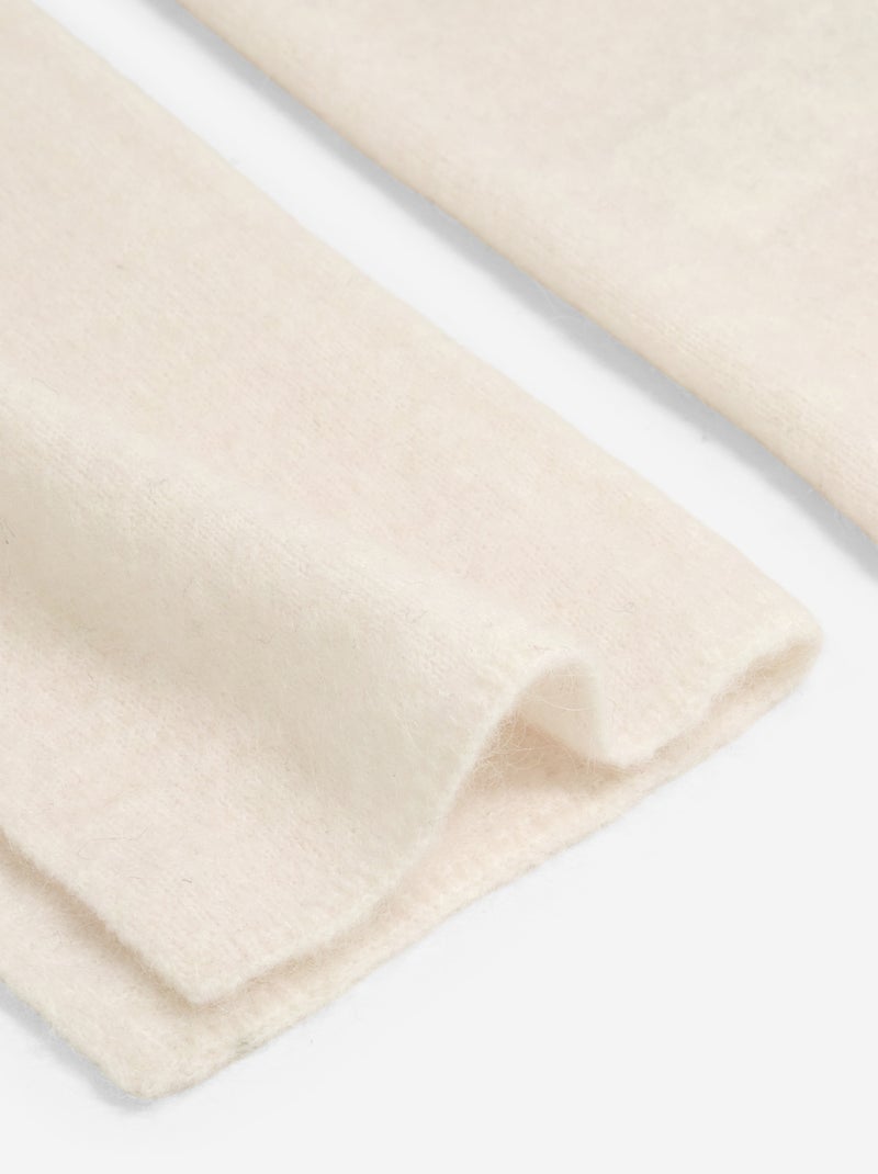 Mohair sjaal Biege - Kiabi