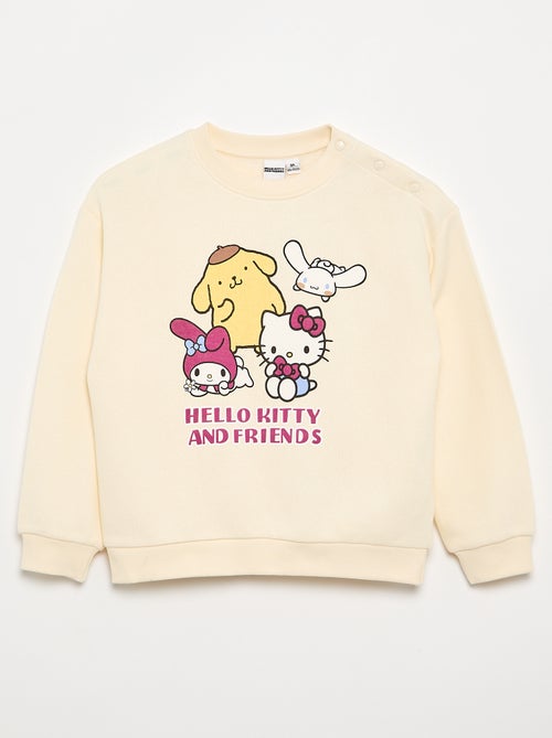 Molton sweater 'Hello Kitty' - gemakkelijk aan te trekken collectie - Kiabi Molton sweater 'Hello Kitty' - gemakkelijk aan te trekken collectie - Kiabi