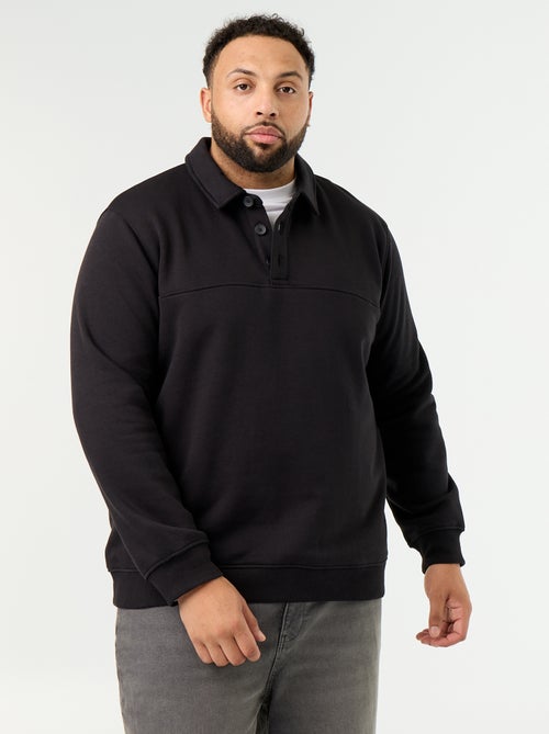 Molton sweater met polokraag - Kiabi