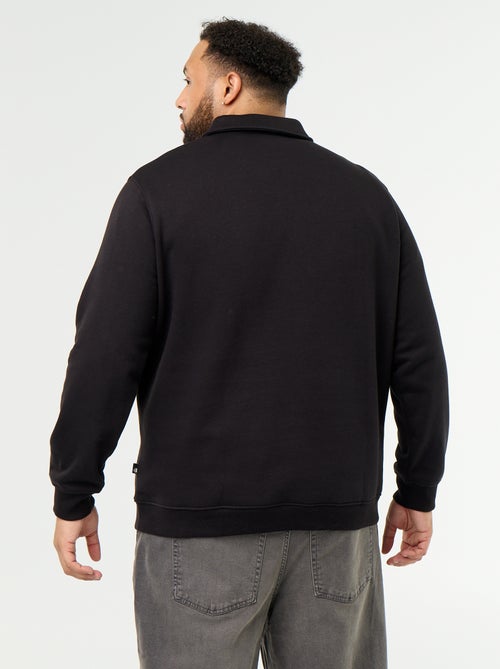 Molton sweater met polokraag - Kiabi
