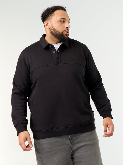 Molton sweater met polokraag - Kiabi