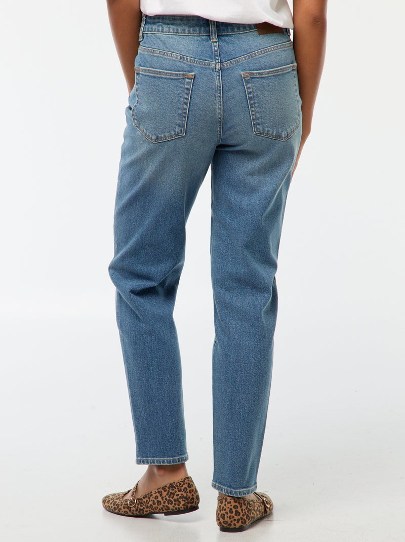 Mom-fit jeans - L28 Blauw - Kiabi