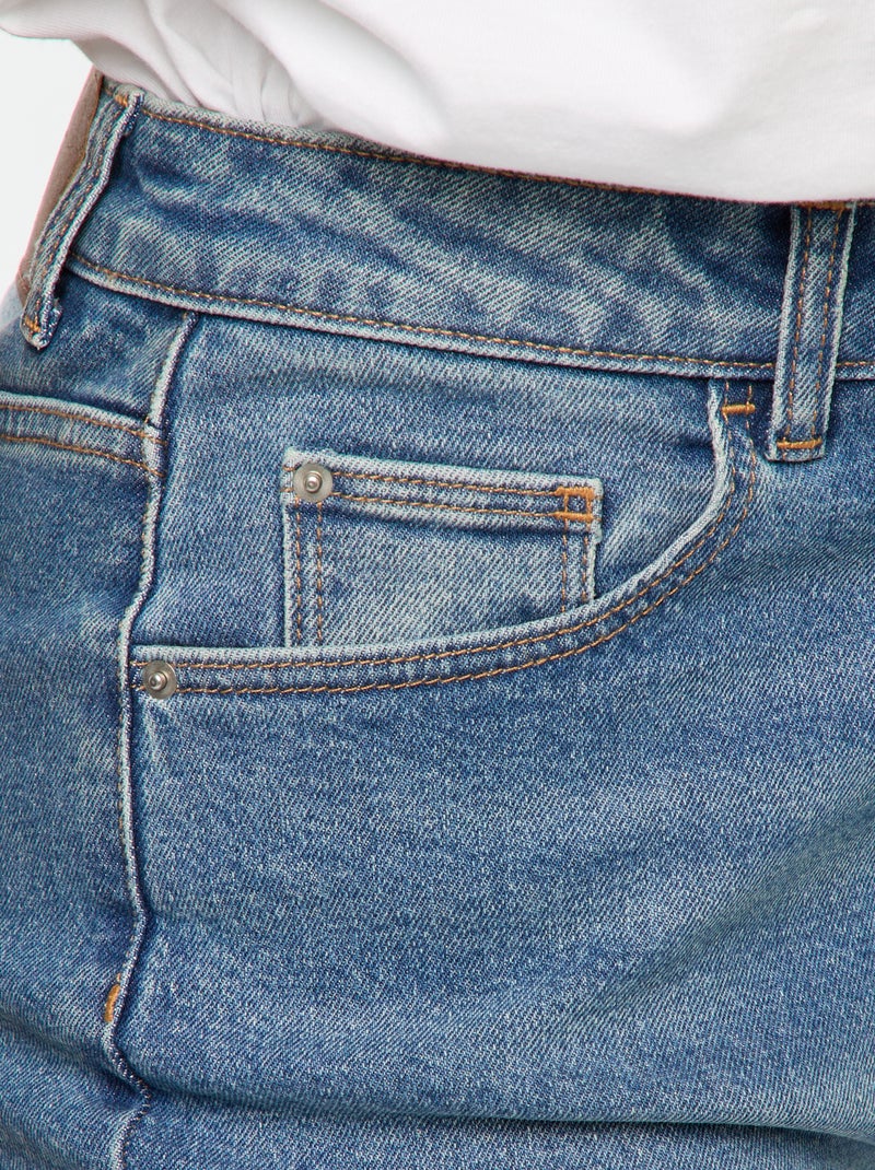 Mom-fit jeans - L28 Blauw - Kiabi