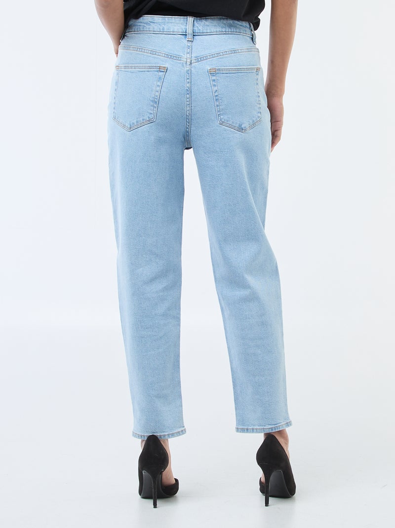 Mom-fit jeans - L28 Blauw - Kiabi