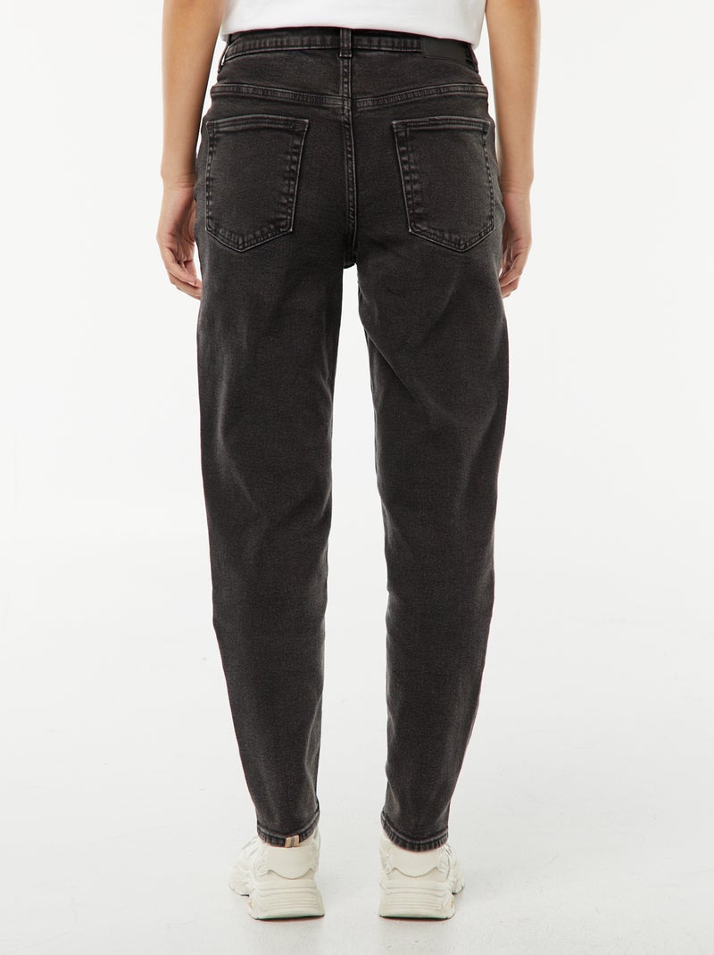 Mom-fit jeans - L28 Zwart - Kiabi