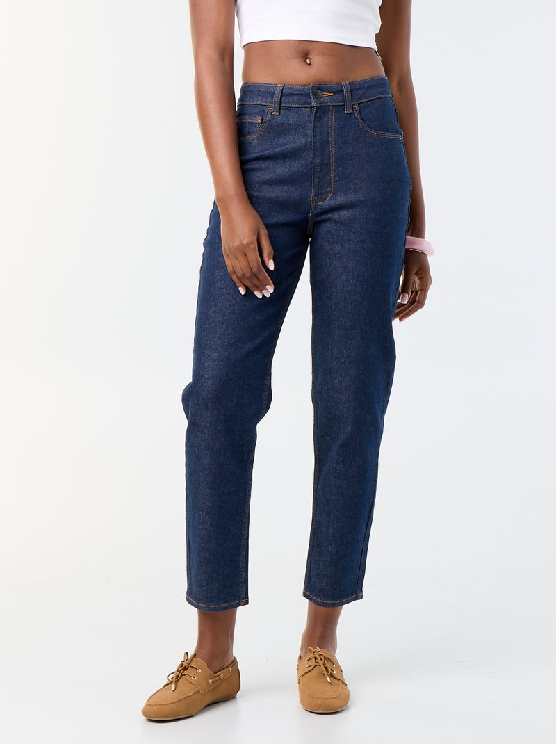 Mom-fit jeans - L30 Blauw - Kiabi
