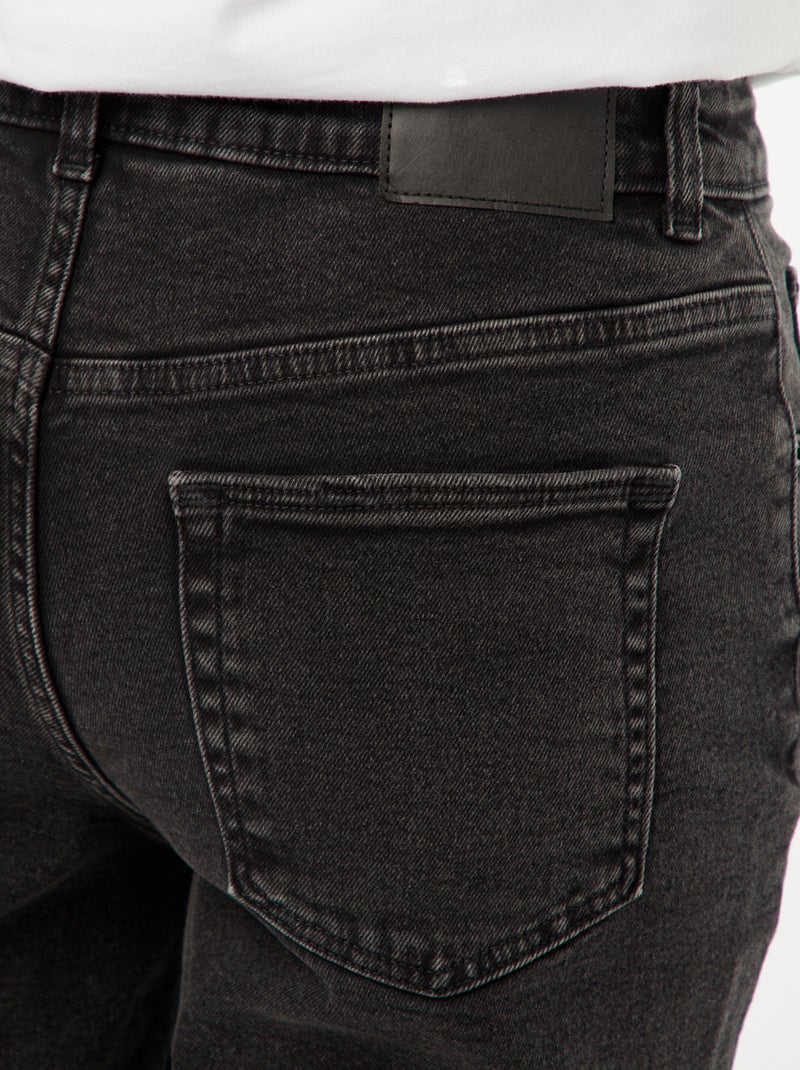 Mom-fit jeans - L30 Zwart - Kiabi