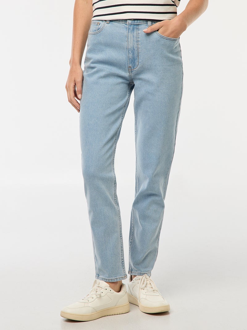 Mom-fit jeans - L32 Blauw - Kiabi