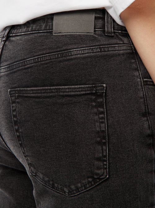 Mom-fit jeans met hoge taille en 5 zakken - L32 - Kiabi