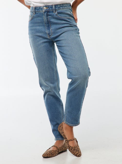 Mom-fit jeans met vijf zakken L34 - Kiabi