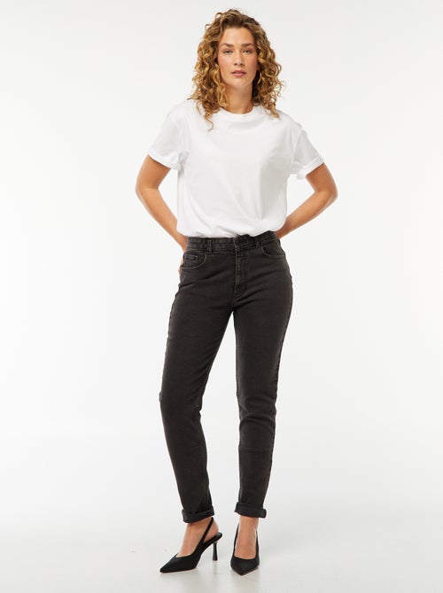 Mom-fit jeans met vijf zakken L34 - Kiabi