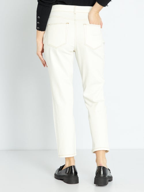 Mom-fit jeans met zeer hoge taille - L32 - Kiabi