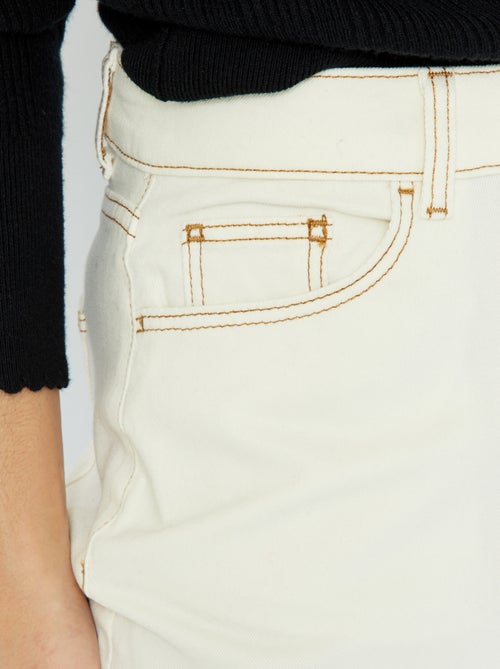 Mom-fit jeans met zeer hoge taille - L32 - Kiabi