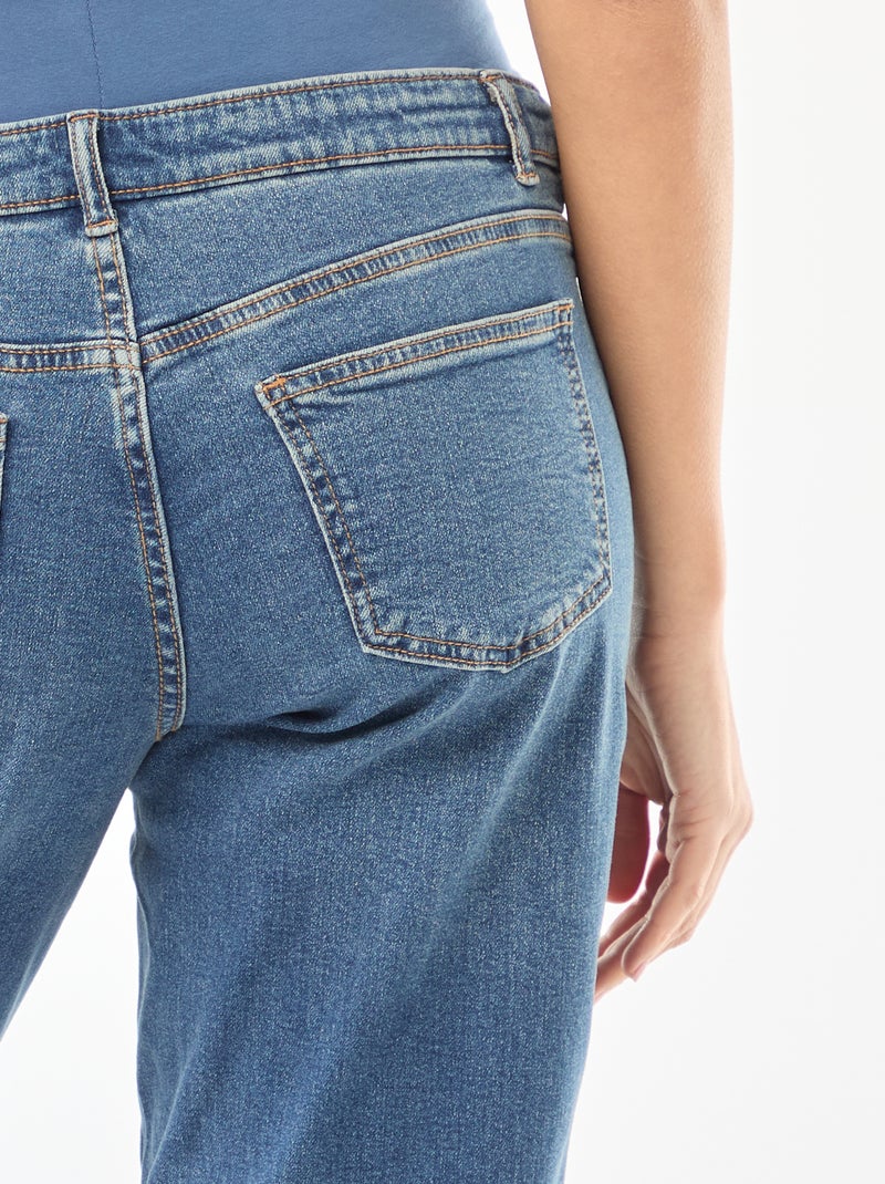 Mom fit zangerschapsjeans Blauw - Kiabi