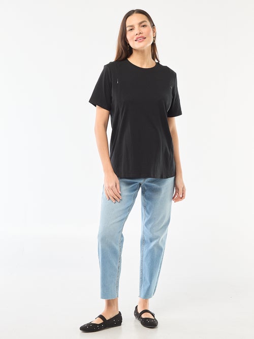 Mom fit zangerschapsjeans - Kiabi