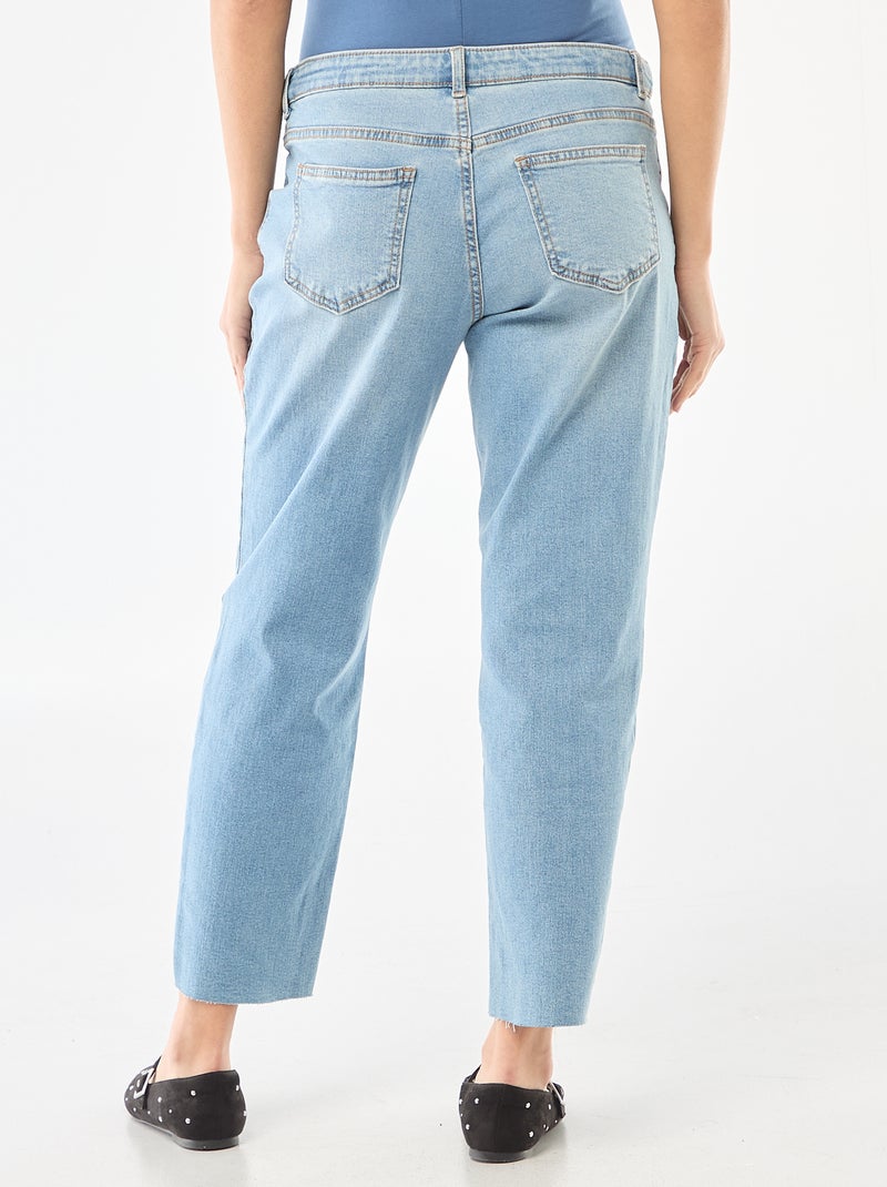Mom fit zangerschapsjeans Blauw - Kiabi