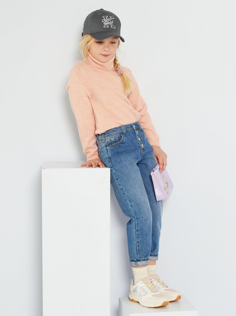 Mom jeans BLAUW - Kiabi