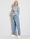     Mom-jeans met elastische tailleband afbeelding 1
