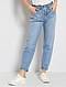     Mom-jeans met elastische tailleband afbeelding 2

