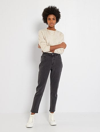 Mom jeans met extra hoge taille - Kiabi