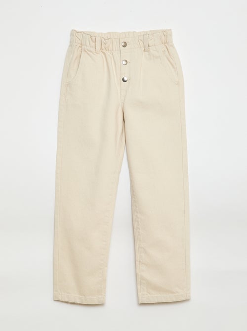 Mom jeans met hartvormige zakken - Kiabi