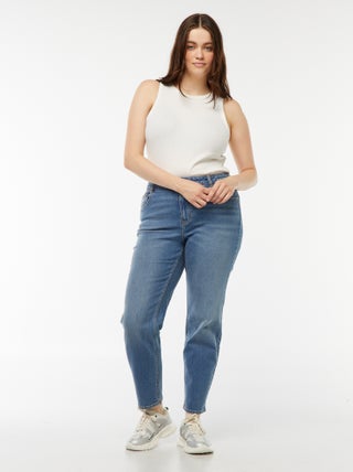 Mom jeans met hoge taille - L28