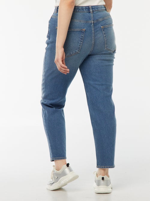 Mom jeans met hoge taille - L28 - Kiabi